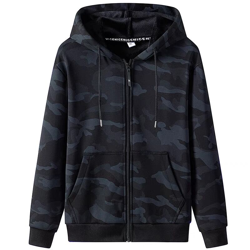 Cardigan Sweater Men's Spring and Autumn Street Style All-Matching Ins Trendy Hooded Jacket American Youth Fashion Top