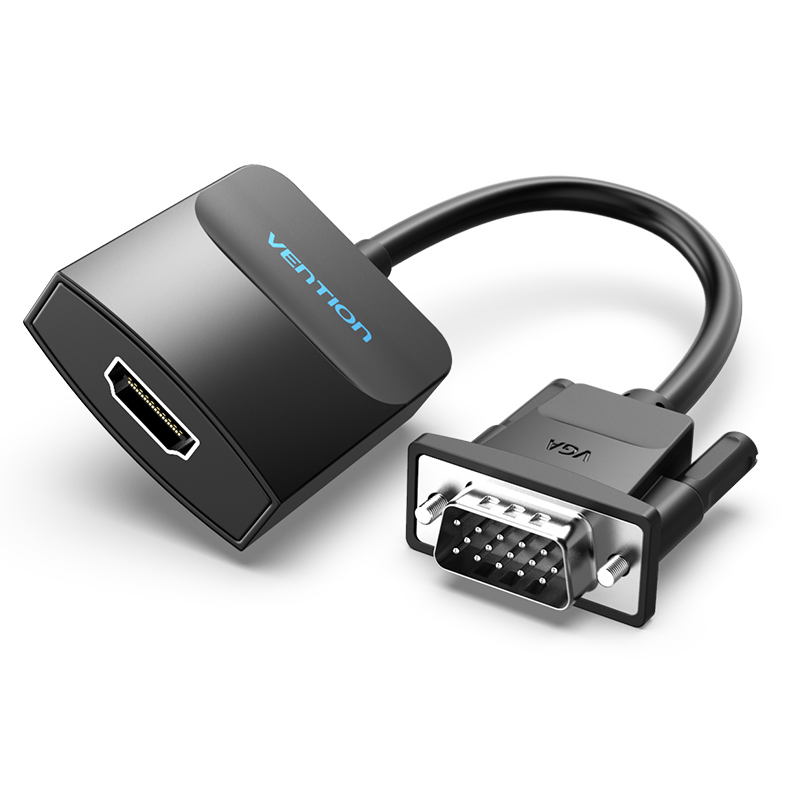 Vention VGA to HDMI Adapter 1080P VGA Male to HDMI Female Converter Cable With Audio USB Power for Laptop Desktop TV Monitor Projector PS4/3 HDTV VGA HDMI Converter