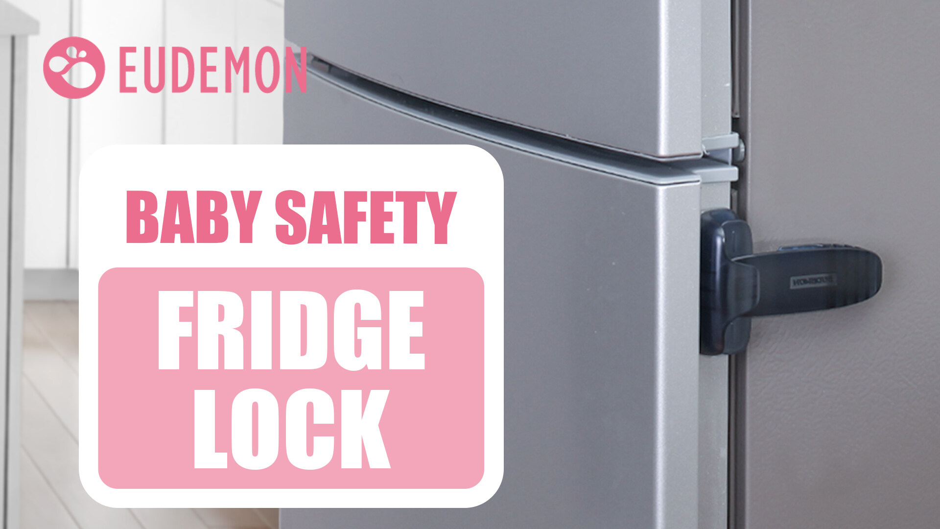 OFFICIAL EUDEMON Child Safety Fridge lock Single-Door Refrigerator Lock for Kitchen Kids Safety Care Freezer Lock