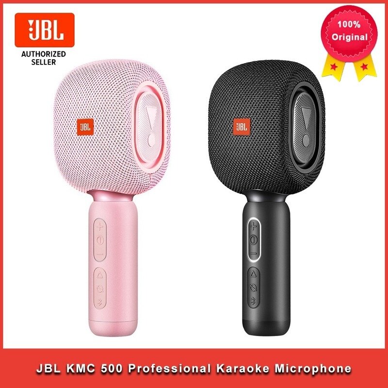 [ Authorized Reseller ]JBĹKMC 500 Professional Karaoke Microphone Portable Bluetooth Wireless Speaker Microphone