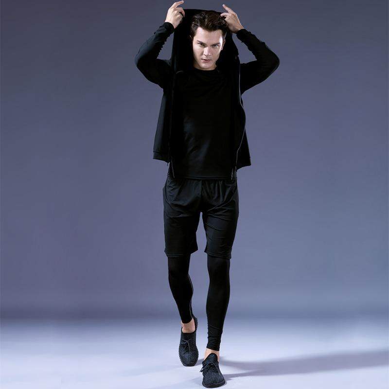 FADZ Pro Combat Short 3 Quarter Long Unisex Legging Tight Gym Running Fitness Adult Sport Pants Seluar Sukan S-3XL