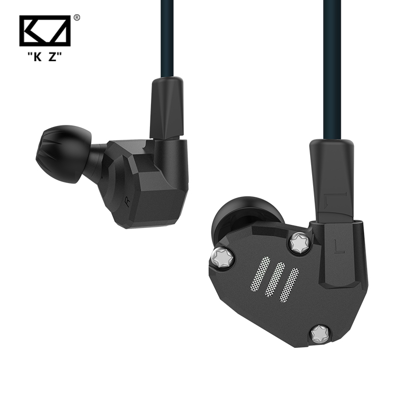 KZ zs6 2DD+2BA  in-ear 8 unit earphone with microphone heavy bass wired sport earphone ZEX PRO,EDA,ZS10 PRO