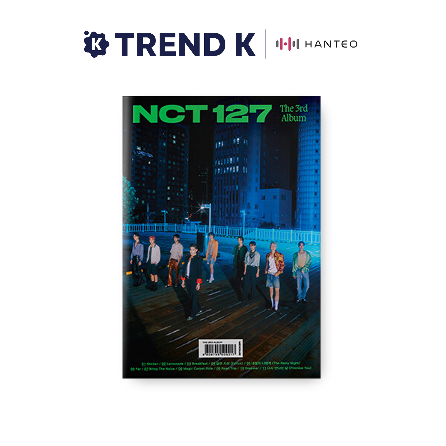 NCT 127 - The 3rd Album [STICKER] (Seoul City ver) + Free gift