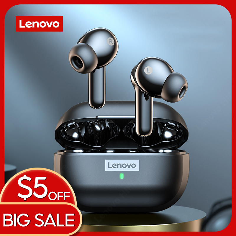 Lenovo LP1S TWS Bluetooth Earphone HIFI Stereo Bass Wireless Bluetooth Earubds With Mic Battery Indicator True Wireless Headphone for Android Mobile Phone